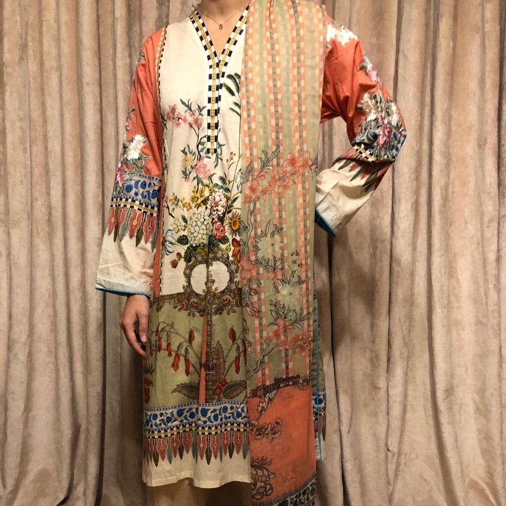 3 piece Sana Safinaz cotton lawn Eid
